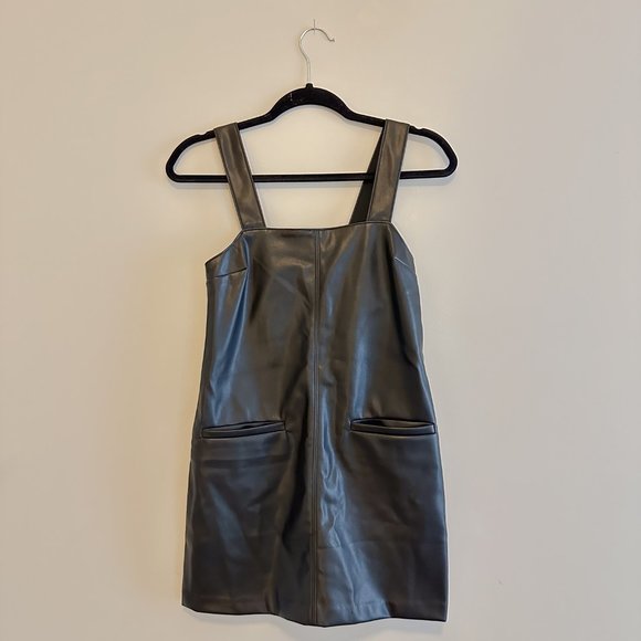 Vegan Leather Dress - Picture 1 of 2